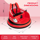12V Kids Ride-On Electric Bumper Car with 360 Spin, Remote Control, and LED Music Magic Cars 4