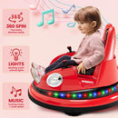 12V Kids Ride-On Electric Bumper Car with 360 Spin, Remote Control, and LED Music Magic Cars 6
