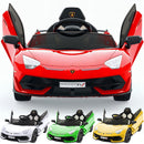 12V Licensed Lamborghini Electric Ride-On Car for Kids with 2 Speeds Battery Powered Toy Magic Cars 10