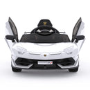12V Licensed Lamborghini Electric Ride-On Car for Kids with 2 Speeds Battery Powered Toy Magic Cars 24