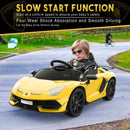 12V Licensed Lamborghini Electric Ride-On Car for Kids with 2 Speeds Battery Powered Toy Magic Cars 5
