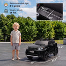 12V Licensed Land Rover Ride-On Electric Car for Children in Black Magic Cars 1