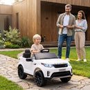 12V Kids' Licensed Land Rover Ride-On Electric Car in White Magic Cars Variant 0