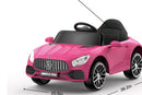 12V Electric Kids Ride-On Car with R/C and MP4 Screen Licensed Mercedes-Benz Pink Magic Cars 0