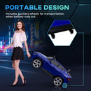 12V Electric Kids Car with Remote Control, Safety Belt, and LED Lights - Blue Magic Cars 6
