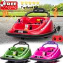 12V Electric Kids Ride-On Car with Bumper and 360° Spin Vehicle, Parent Remote Control Magic Cars 2