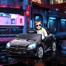 12V Electric Ride-On Car for Kids with Parental Remote Control, Dual Motors, Music, and Lights in Black Magic Cars 1