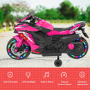 12V Electric Ride-On Motorcycle for Kids with Lights, Wheels, and Bluetooth Music Magic Cars 2