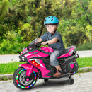 12V Electric Ride-On Motorcycle for Kids with Lights, Wheels, and Bluetooth Music Magic Cars 8