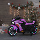 12V Electric Ride-On Motorcycle for Kids with Lights, Wheels, and Bluetooth Music Magic Cars Variant 0