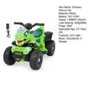 12V Electric Dinosaur ATV for Kids - 4-Wheel Ride-On Toy Car with Music, Bluetooth, and LED Lights Magic Cars 17