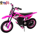 12V Electric Battery-Powered Pink Dirt Bike for Kids Ages 5 and Up Magic Cars 0