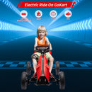 12V Electric Drift Kart for Toddlers with Adjustable Seat, 2-Speed and Shock Absorber Magic Cars 4