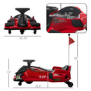 12V Electric Go-Kart Ride-On Toy with 5 MPH Drifting Speed for Kids 8-12 Years Outdoor Use Magic Cars 6