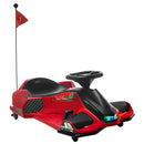 12V Electric Go-Kart Ride-On Toy with 5 MPH Drifting Speed for Kids 8-12 Years Outdoor Use Magic Cars Variant 0