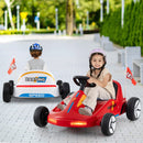 12V Kid's Electric Racing Go Kart with Remote Control and Music - Red Magic Cars 1
