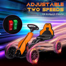 12V Electric Go-Kart for Kids with Adjustable Speed in Orange Magic Cars 5