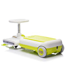 12V Electric Kids Ride-On Go Kart with LED Lights, Music, and Cleaning Mop – Green Magic Cars 4