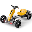 Foldable 12V Electric Go Kart for Kids with Adjustable Seat in Yellow Magic Cars 2