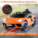 12V Electric Licensed Chevrolet Corvette C8 Kids Ride-On Car with Remote Control Magic Cars 10