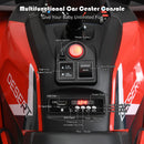 12V Electric Kids Ride-On Red ATV 4-Wheeler Quad with LED Lights Magic Cars 6
