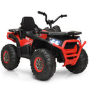 12V Electric Kids Ride-On Red ATV 4-Wheeler Quad with LED Lights Magic Cars Variant 0