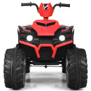 12V Electric Kids Ride-On 4 Wheeler ATV Quad with Music and LED Lights Red Magic Cars 3