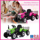 12V Electric Kids Ride On Tractor Trailer Battery Powered Toy Car Magic Cars 1