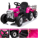 12V Electric Kids Ride On Tractor Trailer Battery Powered Toy Car Magic Cars 2
