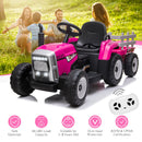 12V Electric Kids Ride On Tractor with Trailer Battery Powered Toy Car Magic Cars 1