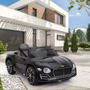 12V Electric Kids Ride-On Car Bentley Style with Remote Control and LED Lights Black Magic Cars 1