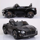 12V Electric Kids Ride-On Car Bentley Style with Remote Control and LED Lights Black Magic Cars 3
