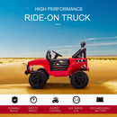 12V Electric Kids Ride-On Off-Road Truck Toy with Parent Remote Control Red Magic Cars 3