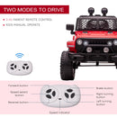 12V Electric Kids Ride-On Off-Road Truck Toy with Parent Remote Control Red Magic Cars 4