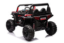 12V Electric Kids Ride-On Off-Road UTV Toy Car with 4 Wheels, Seat Belt, Leather Seat, and Remote Control Magic Cars 8
