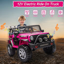 12V Electric Kids 2-Seater Ride-On Jeep Truck Vehicle with Remote Control Magic Cars 0