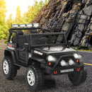 12V Electric Kids Ride-On Truck with MP3, Horn, and 2.4G Remote Control - Black Magic Cars 2