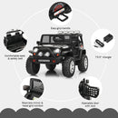12V Electric Kids Ride-On Truck with MP3, Horn, and 2.4G Remote Control - Black Magic Cars 5