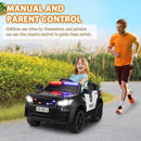 12V Electric Kids Ride-On Police Car with Remote Control, Siren, and Music Magic Cars 9