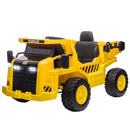 12V Electric Ride-On Excavator Toy with Remote-Controlled Bucket Shovel for Kids Ages 3-6 Magic Cars 10