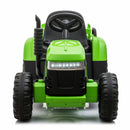 12V Battery-Powered Electric Ride-On Kids Tractor with Trailer Toy Magic Cars 15