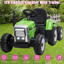 12V Battery-Powered Electric Ride-On Tractor with Trailer for Kids Magic Cars Variant 0
