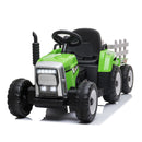 12V Electric Kids Ride On Tractor with Trailer and LED Lights, Battery Powered Toy Magic Cars 1