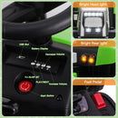 12V Electric Kids Ride On Tractor with Trailer and LED Lights, Battery Powered Toy Magic Cars 4