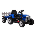 12V Electric Ride-On Tractor with Trailer and Remote Control for Kids Magic Cars Variant 0