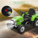 12V Battery-Powered Kids Electric Ride-On Tractor with Trailer and Remote Control Magic Cars 13