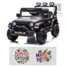 12V Electric Kids Ride-On Truck with Remote Control, DIY Stickers, Dual Motors, and MP3 Player Magic Cars 12