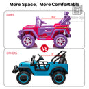 12V Electric Kids Ride-On Truck with Remote Control, DIY Stickers, Dual Motors, and MP3 Player Magic Cars 3