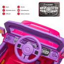 12V Electric Kids Ride-On Truck with Remote Control, DIY Stickers, Dual Motors, and MP3 Player Magic Cars 4