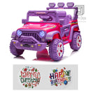 12V Electric Kids Ride-On Truck with Remote Control, DIY Stickers, Dual Motors, and MP3 Player Magic Cars Variant 0